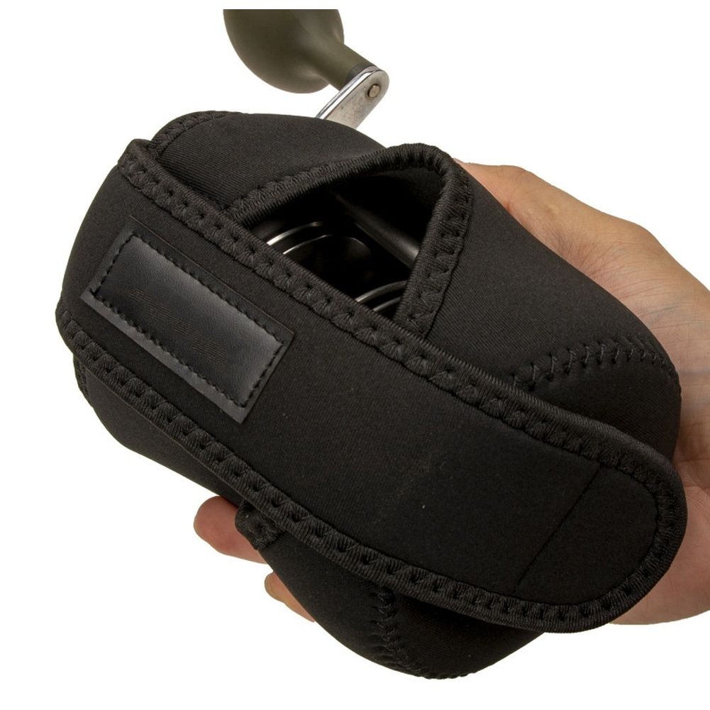 Baitcasting Reel - Black Elastic Neoprene Reel Bag for