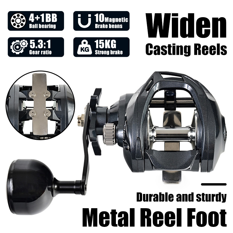 Wide Body, Large Capacity, Lon - огляд і ціна Trolling Reel