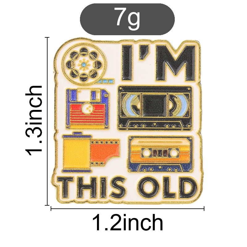 I'm This Old Badge Cartoon Ret - огляд і ціна Reel Bag